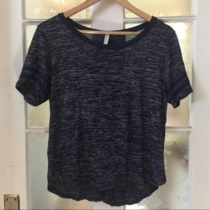 Striped Sleeve Knit Jersey